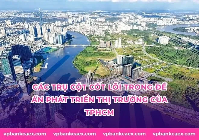 Các trụ cột cốt lõi trong đề án phát triển thị trường của TPHCM