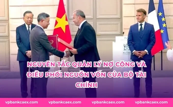 Nguyên tắc quản lý nợ công và điều phối nguồn vốn của bộ tài chính