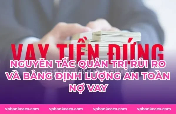Nguyên tắc quản trị rủi ro và bảng định lượng an toàn nợ vay
